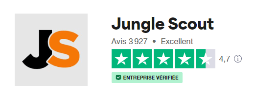 Avis de Jungle Scout sur Truspilot